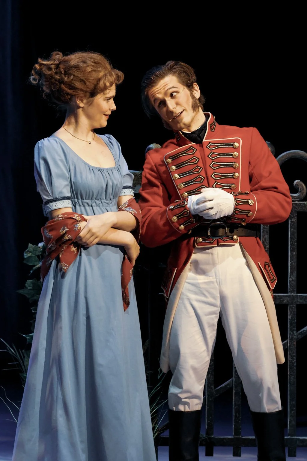 Mallory as Elizabeth Bennet in CCM’s Pride and Prejudice directed by Susan Felder
