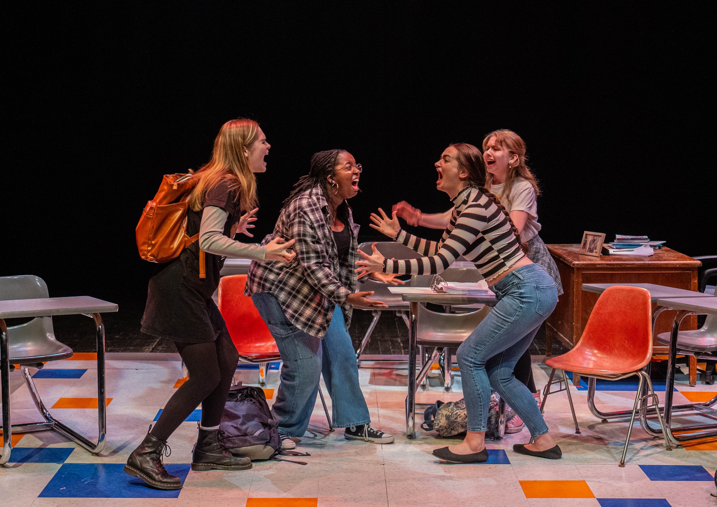 Mallory as Raelynn in John Proctor is the Villain at CCM directed by Charles Goforth