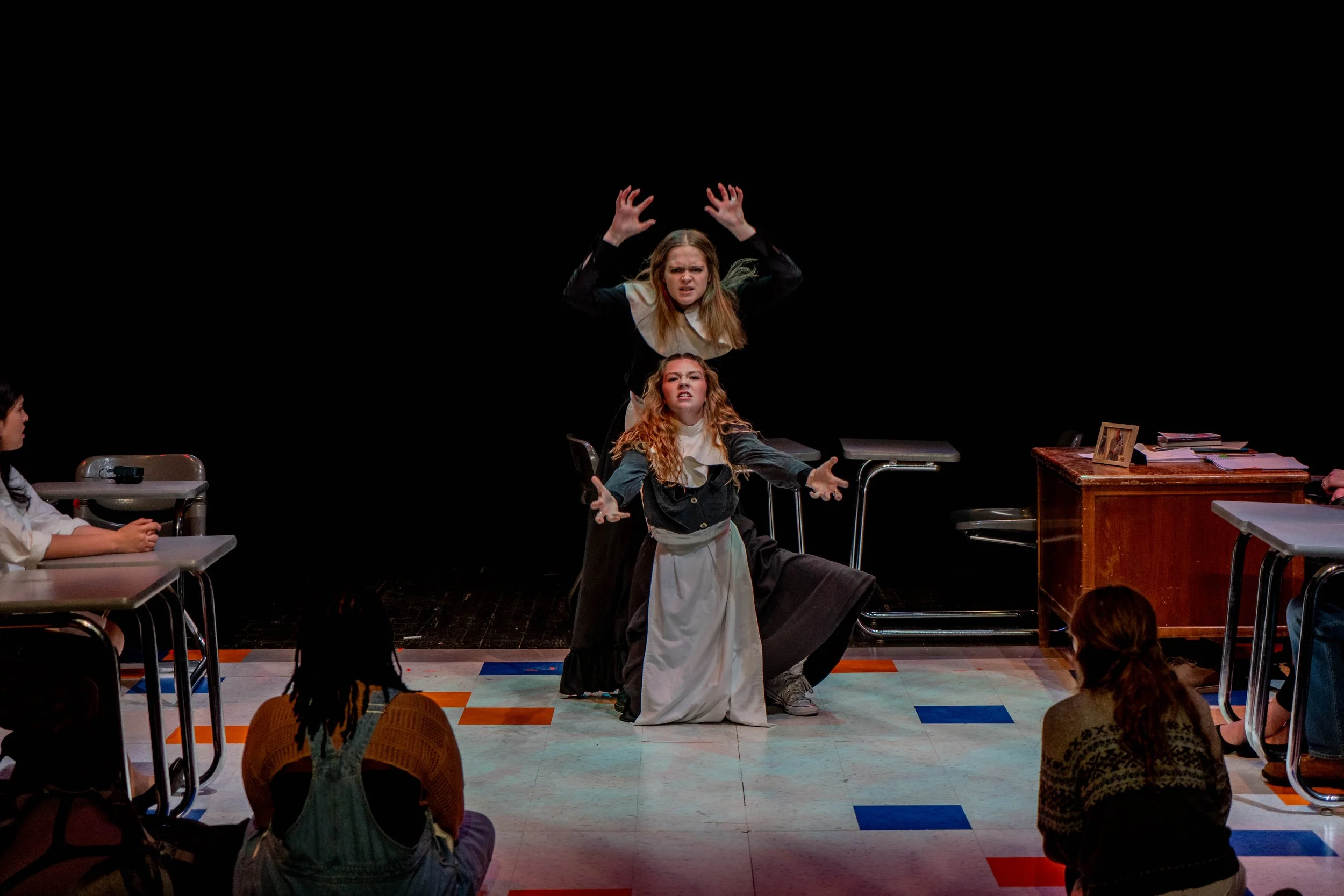 Mallory as Raelynn in John Proctor is the Villain at CCM directed by Charles Goforth