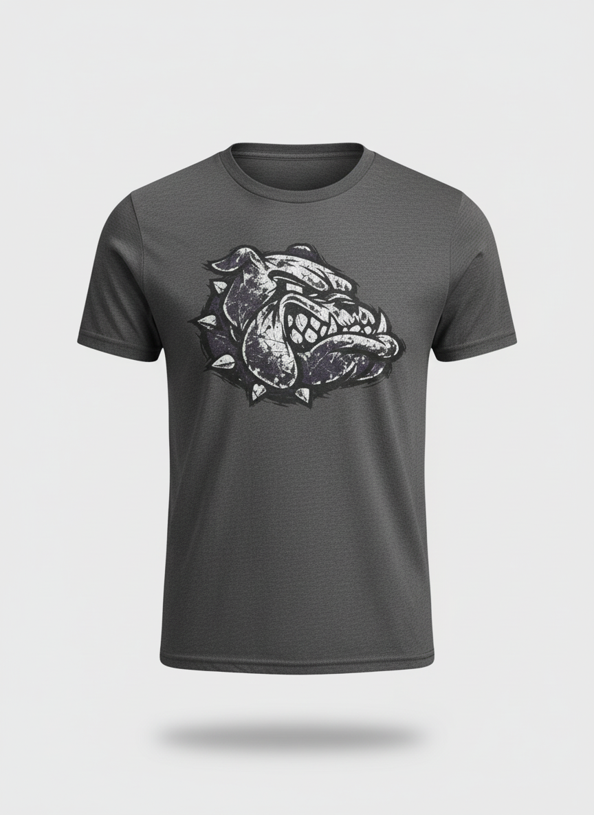 Distressed Bulldog T-shirt