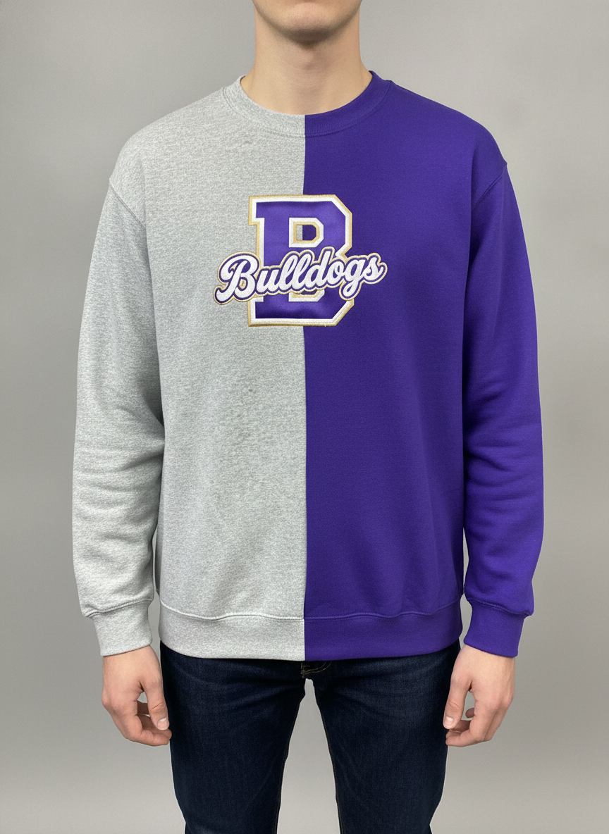 Duel Color Bulldogs Sweatshirt