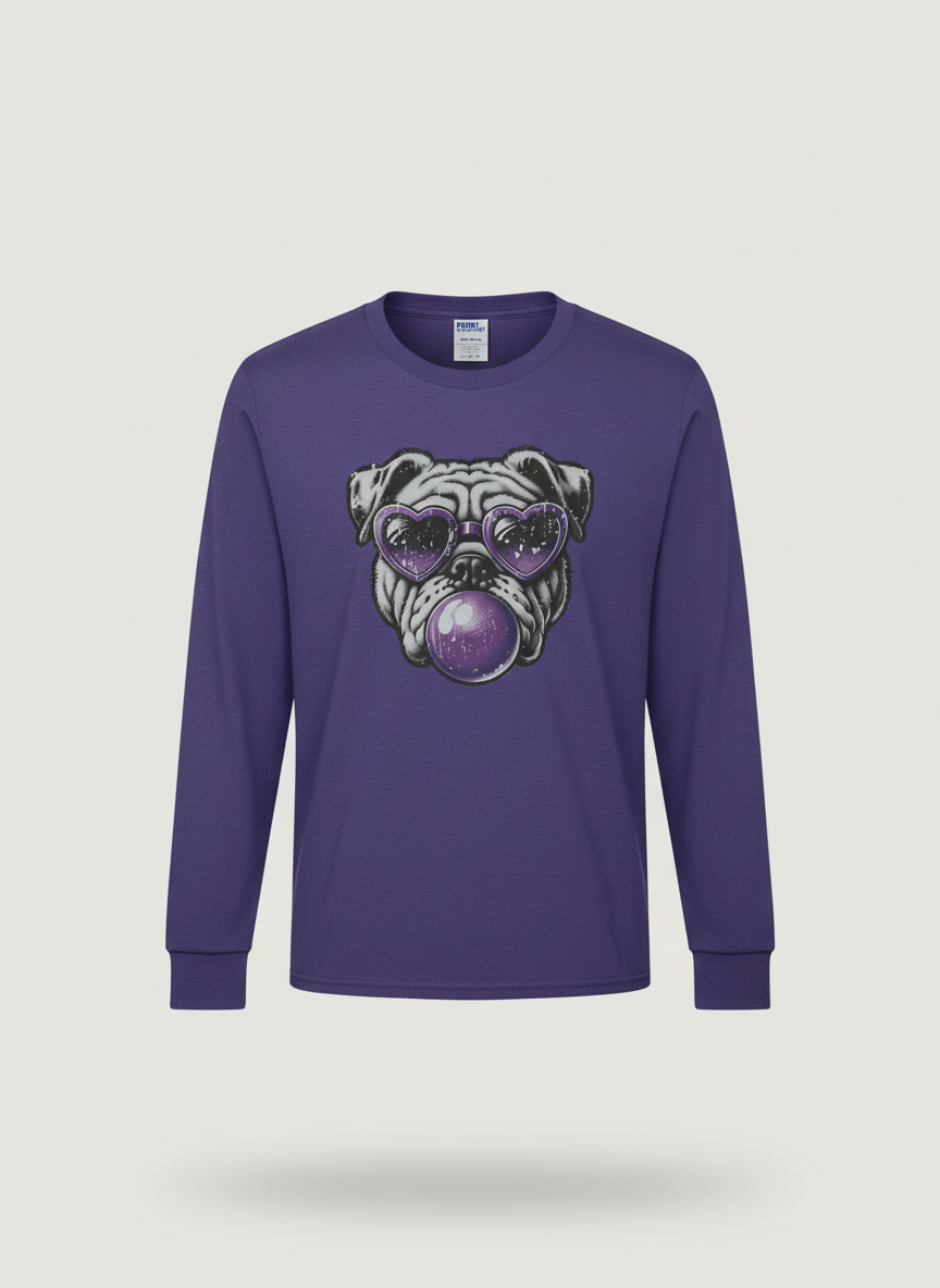 Cute Bubblegum Bulldog T-shirt
