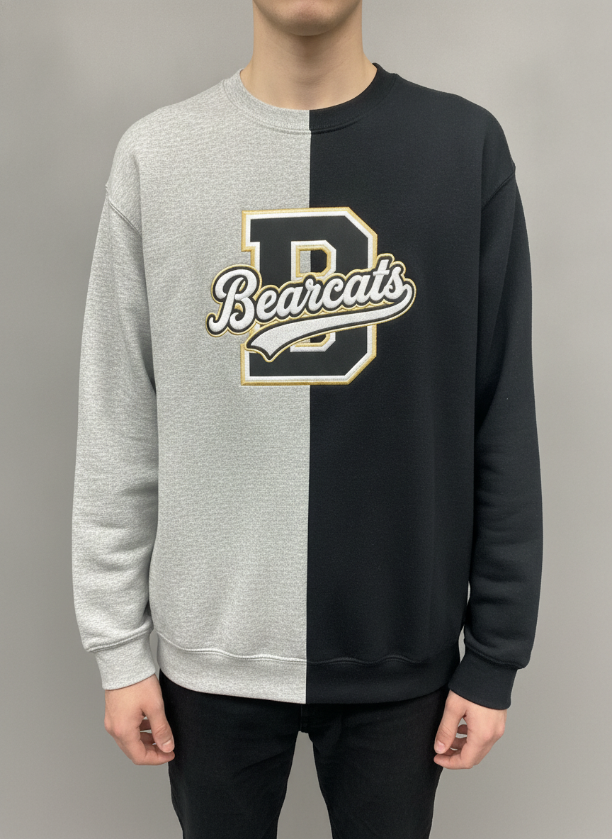 Gildan Dual-Color Bearcats Sweatshirt