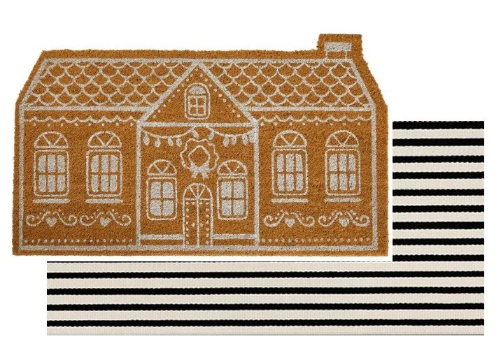 GINGERBREAD HOUSE DOOR MAT LAYERED BUNDLE
