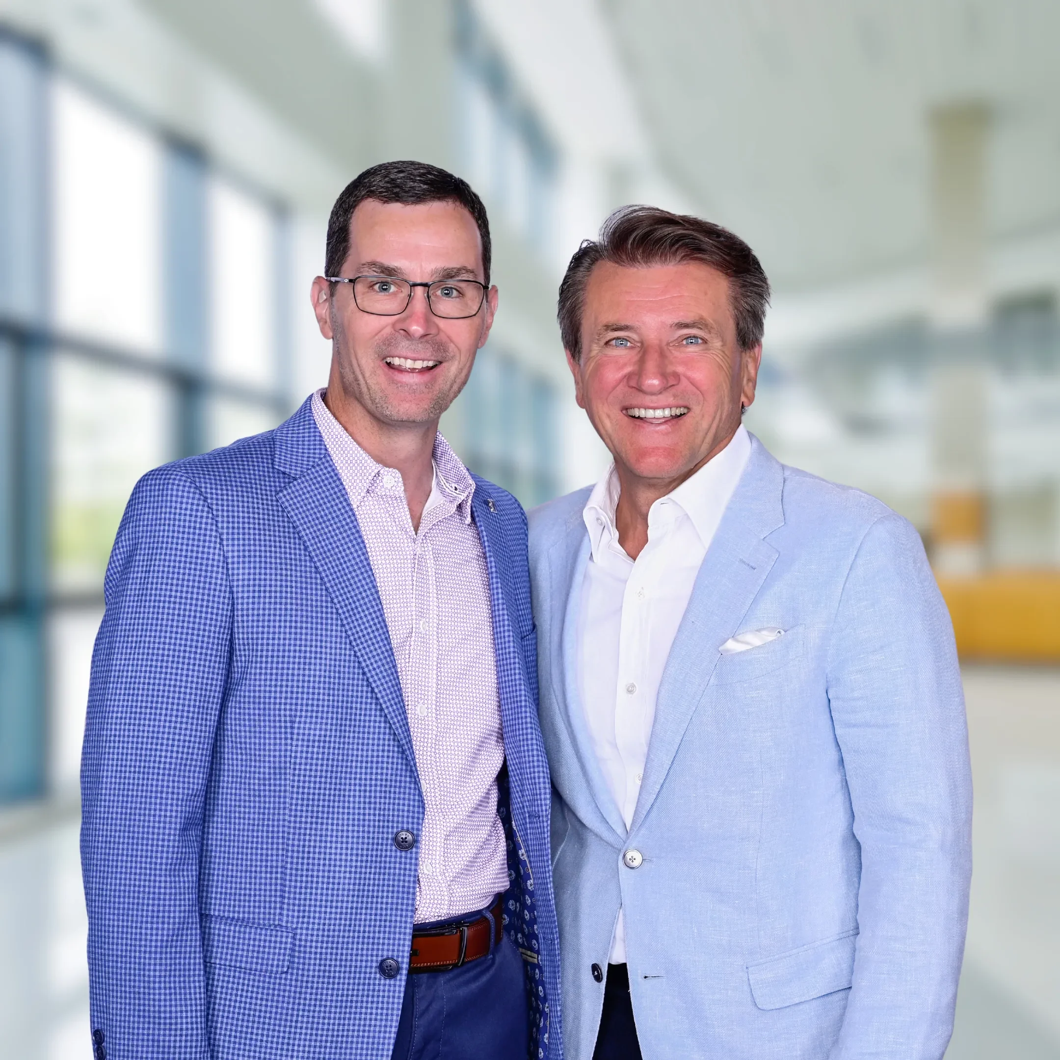 Neal Juern, Speaker and CEO of 7tech and Robert Herjavec of Shark Tank