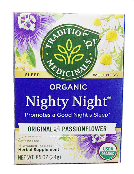 Traditional Medicinal Organic Nighty Night Herbal Tea - 16 count