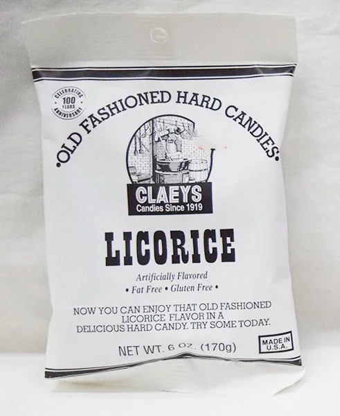 Claey's Old Fashioned Licorice Hard Candy - 6 oz