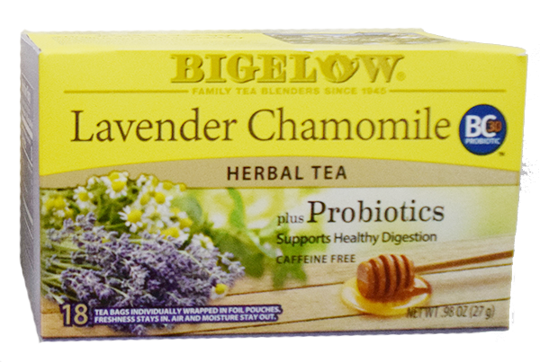 Bigelow Lavender Chamomile Herbal Tea - 18 count