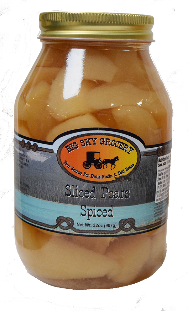 Spiced Pear Slices - 32 oz