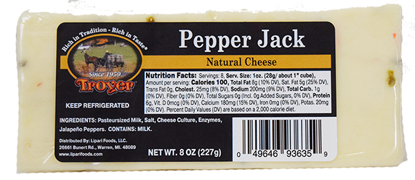 Pepper Jack Cheese - 8 oz