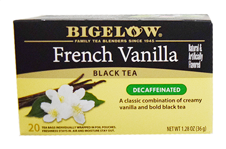 Bigelow French Vanilla Black Tea Decaffeinated - 20 count