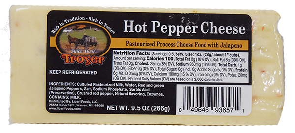 Hot Pepper Cheese - 8 oz