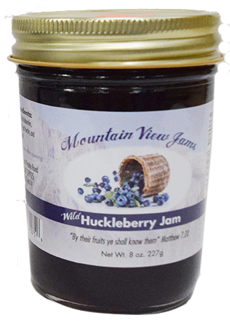 Mountain View Jams Huckleberry Jam
