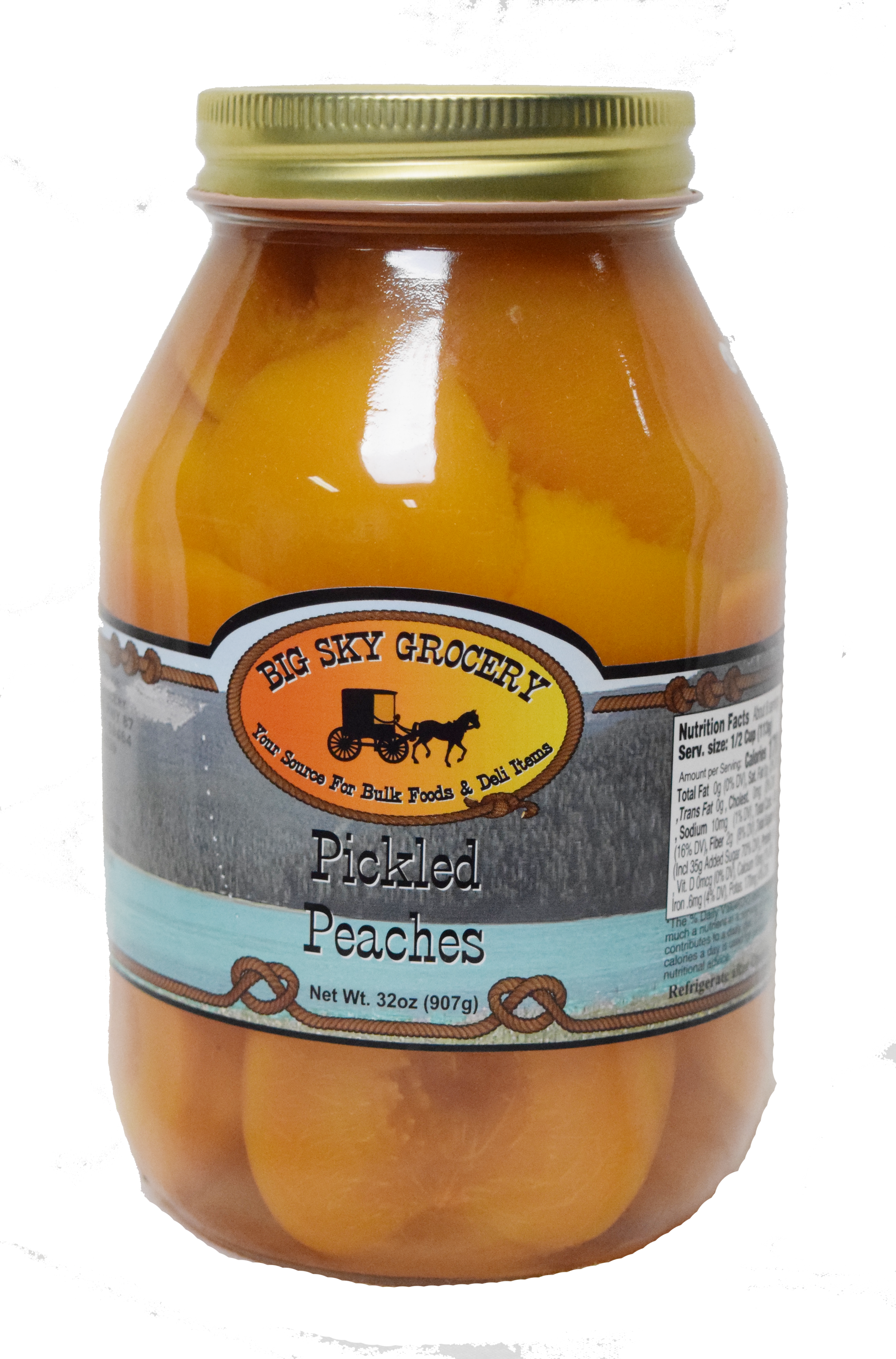 Pickled Peaches - 32 oz
