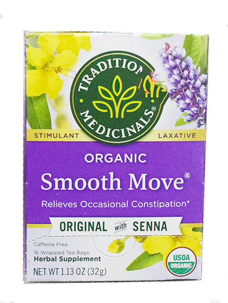 Traditional Medicinal Organic Smooth Move Herbal Tea - 16 count