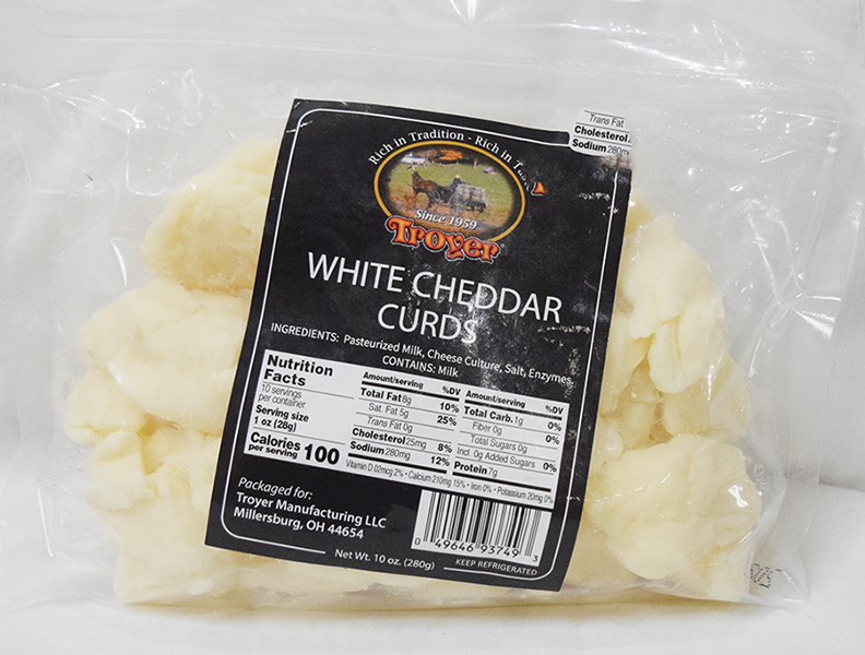 White Cheddar Cheese Curds - 10 oz