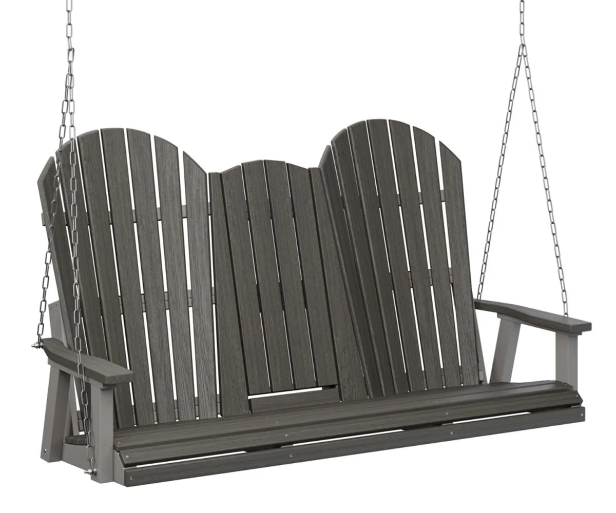 Comfo Back Three Seat Swing with Console #PCTS6000SS - stainless steel chains