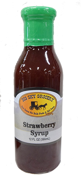 Big Sky Grocery Strawberry Syrup - 12 oz