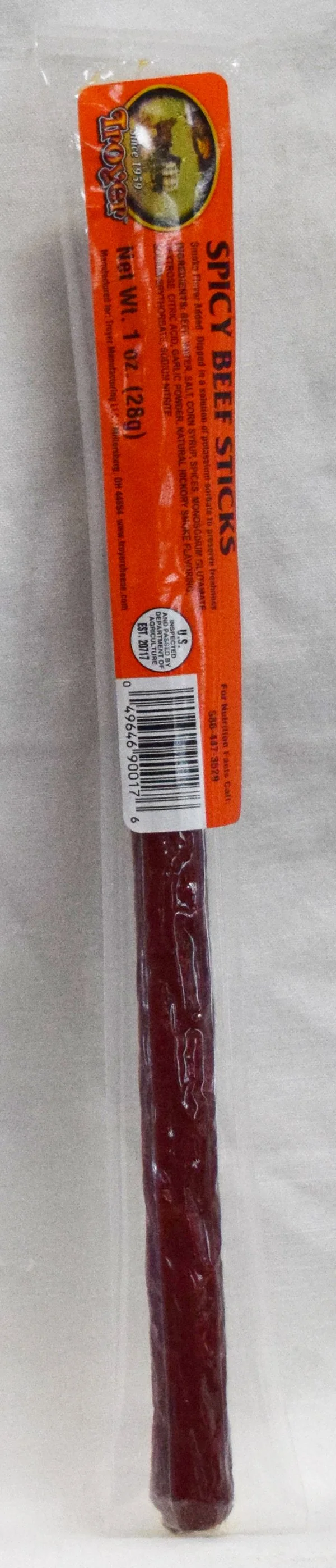 Troyer Spicy Beef Snack Stick - 1 oz