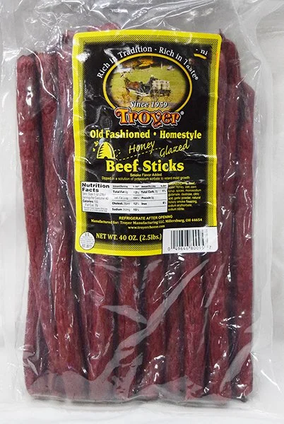 Troyer Honey Glazed Beef Sticks - 40 oz