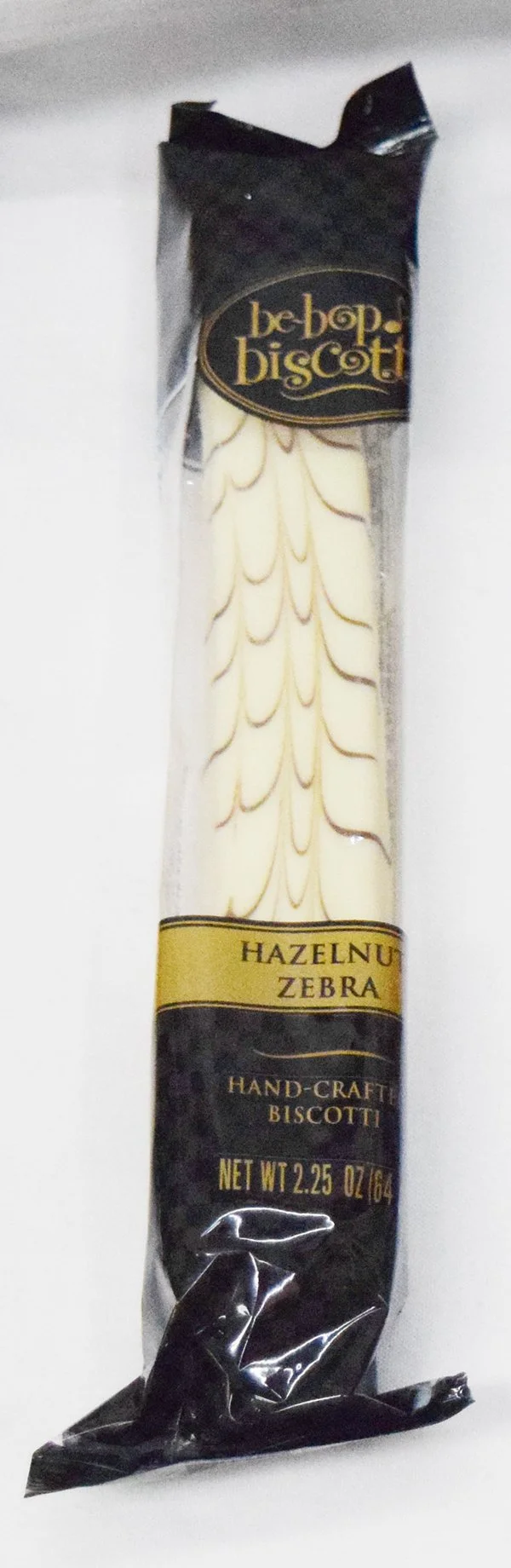 Bebob Hazelnut Zebra Biscotti - 2.25 oz