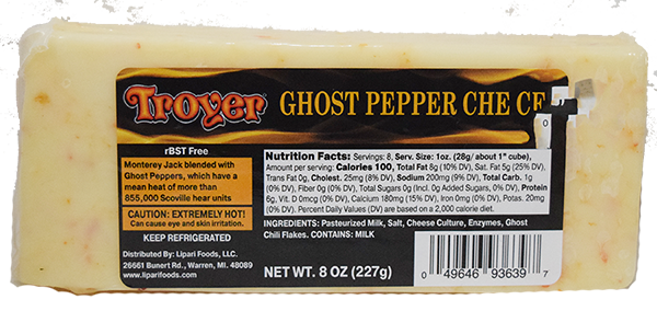 Ghost Pepper Cheddar Cheese - 8 oz