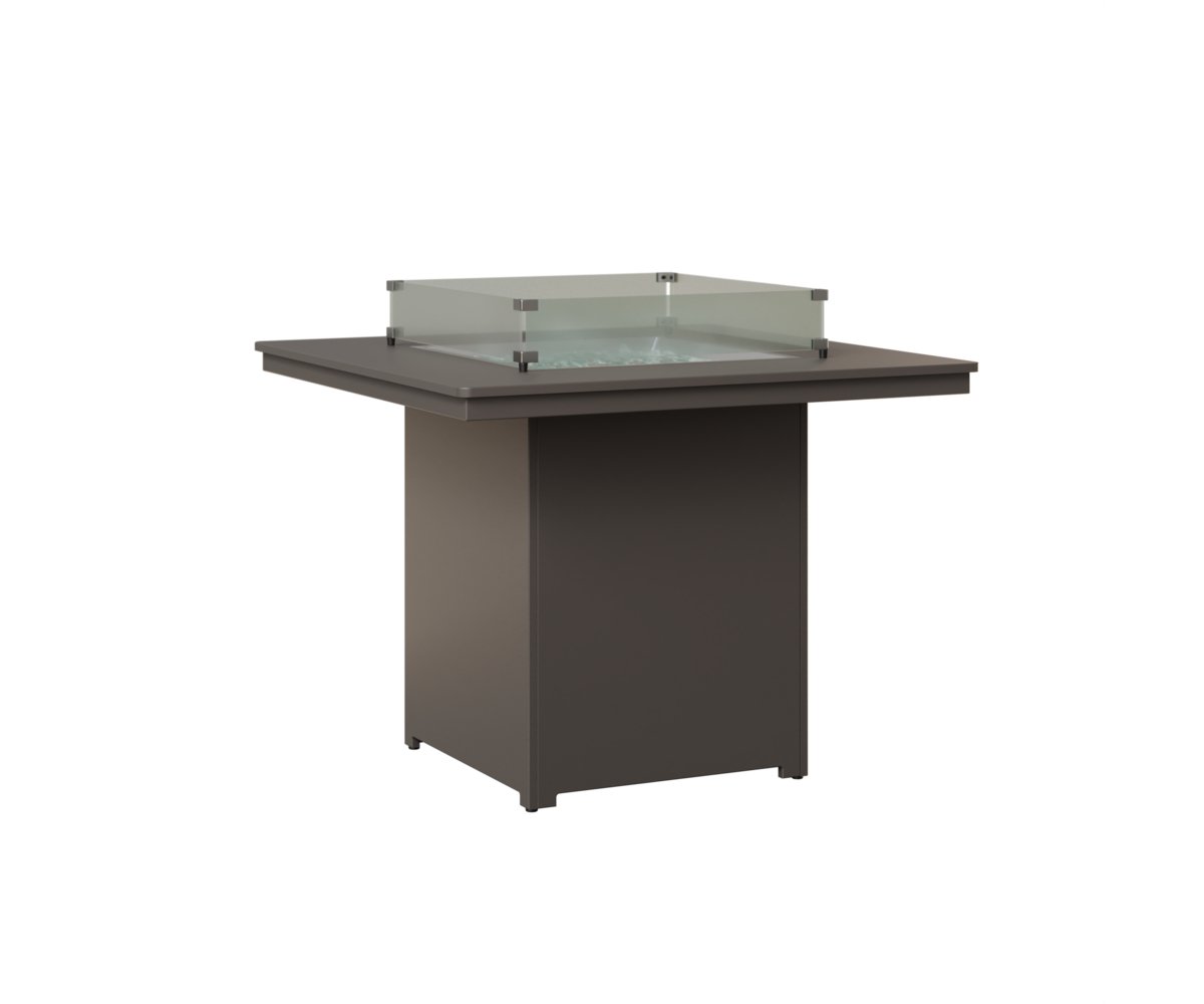 Numa Square Fire Table - Counter Height Hammered Finish #NHFT3647C