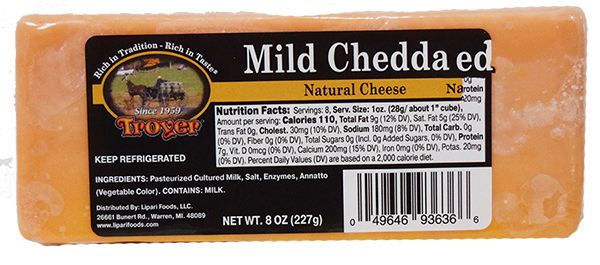 Mild Cheddar Cheese - 8 oz