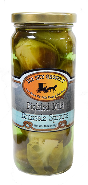 Pickled Mild Brussel Sprouts - 16 oz