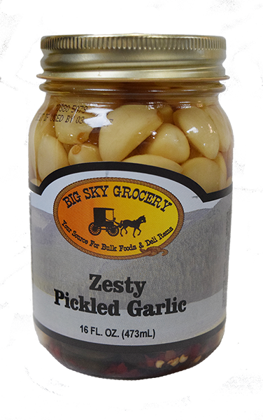 Zesty Pickled Garlic - 16 oz