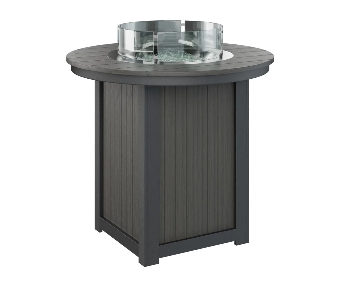 Donoma 44" Round Bar Fire Table 
Approx. 50,000 BTUs 
#DRFT3944B