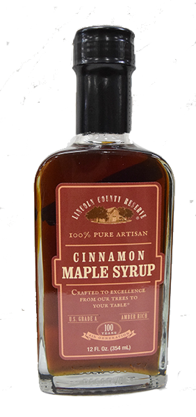 Lincoln County Reserve 100% Pure Artisan Cinnamon Maple Syrup - 12 oz