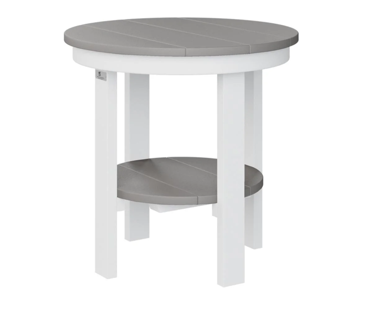Round End Table Dining Height #PRET2122