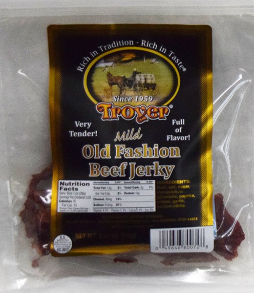 Troyer Mild Beef Jerky - 3.25 oz