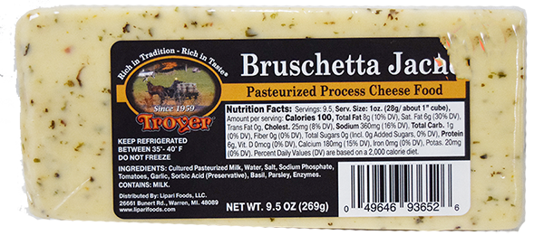 Bruschetta Jack Cheese - 8 oz
