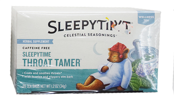 Celestial Seasonings Sleepytime Throat Tamer Herbal Tea - 20 count