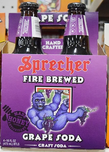Sprecher Fire Brewed Grape Soda - 4 pack