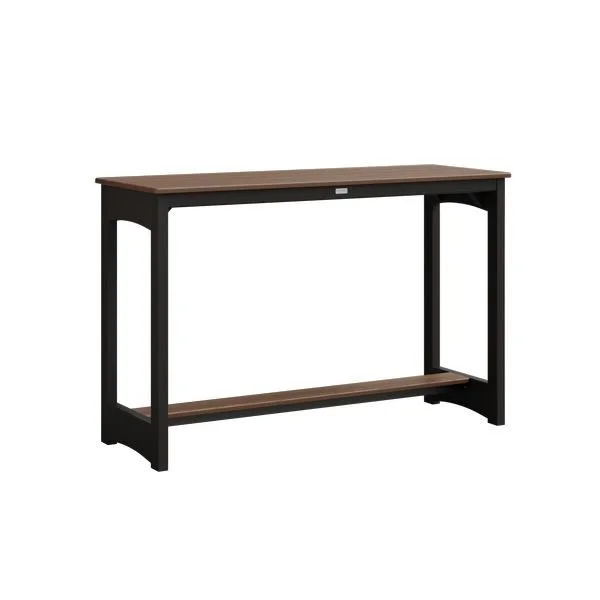 HDPE Balcony Table - Bar Height #BTHBB  Hammered Finish #MTHFHBB