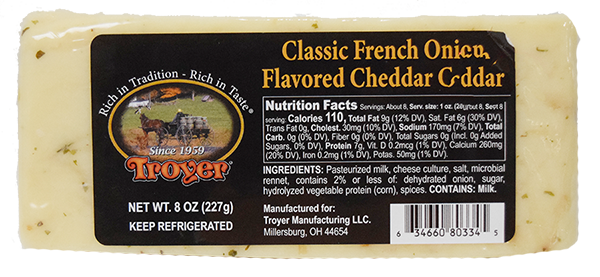 Classic French Onion Flavored Cheddar Cheese - 8 oz