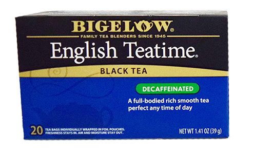 Bigelow English Teatime Black Tea Decaffeinated - 20 count