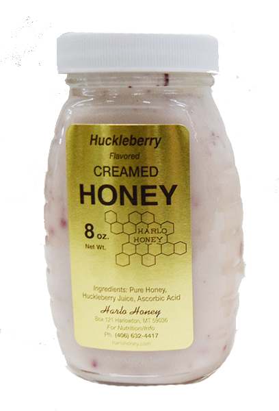 Harlo Honey Sweet Clover Huckleberry Creamed Honey