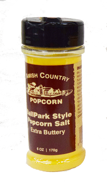 Amish Country Ball Park Style Popcorn Salt Extra Buttery - 6 oz