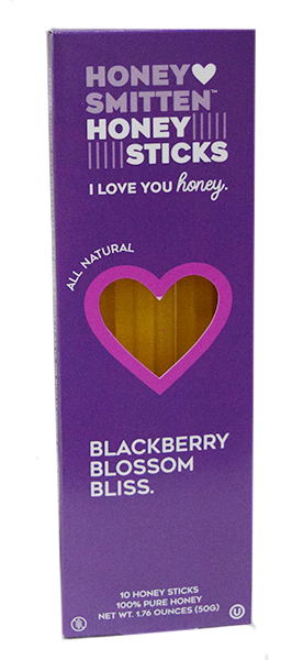 Honey Smitten Blackberry Blossom Bliss Honey Sticks - 10 ct