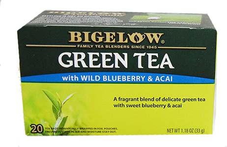 Bigelow Green Tea with Wild Blueberry & Acai - 20 count