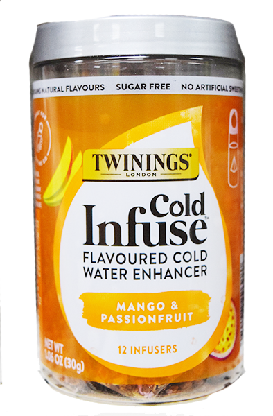 Twinings Cold Infuse Cold Water Enhancer - 1.06 oz Mango-Passion fruit flavor