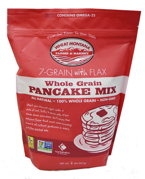Wheat Montana 7 Grain with Flax Whole Grain Pancake Mix - 2#