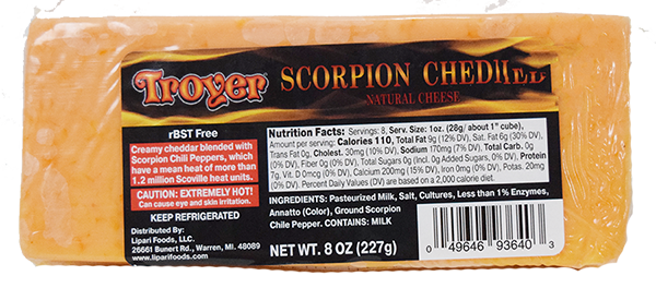 Scorpion Cheddar Cheese - 8 oz
