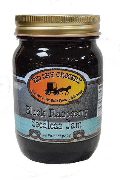 Black Raspberry Seedless Jam - 18 oz