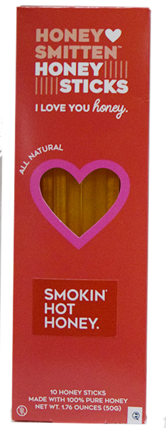 Honey Smitten Smokin Hot Honey Sticks - 10 ct