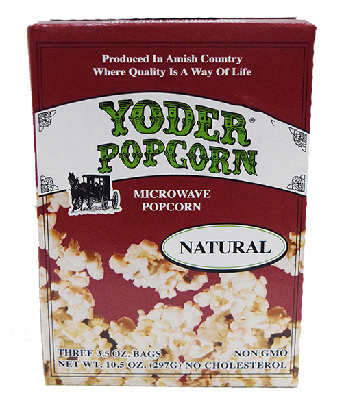 Yoder Microwave Popcorn - (3) 3.5 oz bags